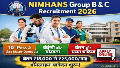 NIMHANS Group B & C recruitment ad