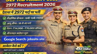 SLPRB Assam Police 2972 Recruitment 2026
