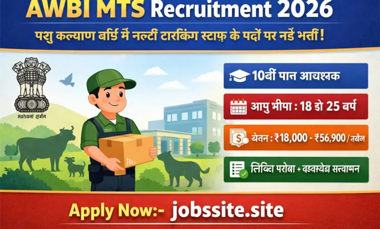 AWBI MTS Recruitment 2026