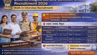 District Magistrate and Collector Dhalai Recruitment 2026