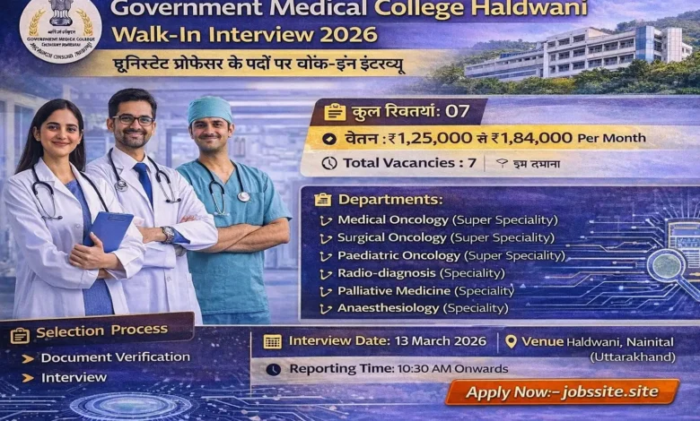 GMC Haldwani Walk-In 2026