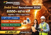 Jindal Steel Recruitment 2026