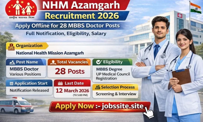 NHM Azamgarh Recruitment 2026