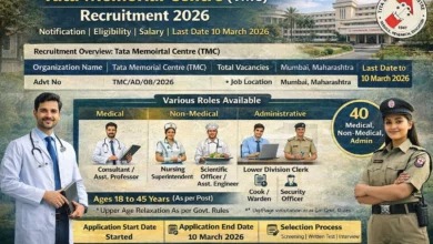Tata Memorial Centre (TMC) Recruitment 2026