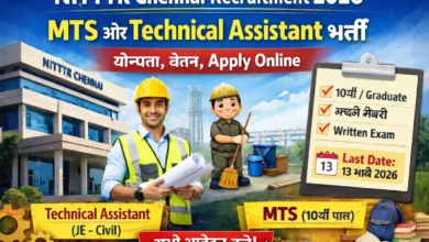 NITTTR Chennai Recruitment 2026