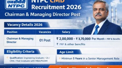 NTPC CMD Recruitment 2026