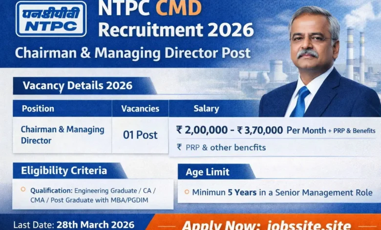 NTPC CMD Recruitment 2026